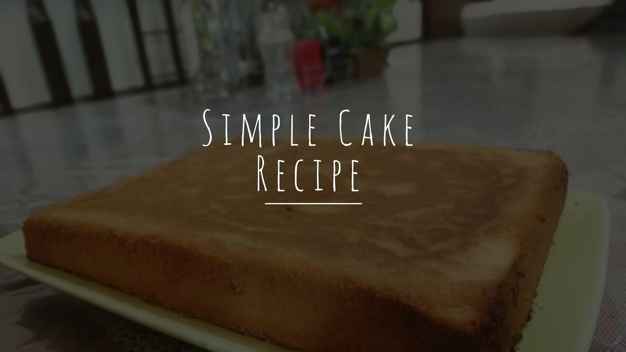 Simple Cake Recipe | Tea-Time Cake | SM Kitchen Corner