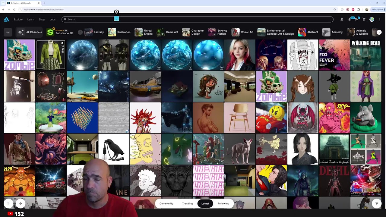 Long time no see Artstation portfolio reviews N37