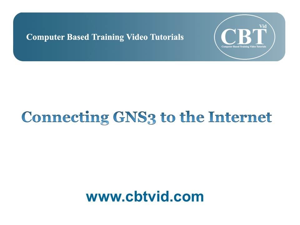 How to Connect GNS3 to the Internet