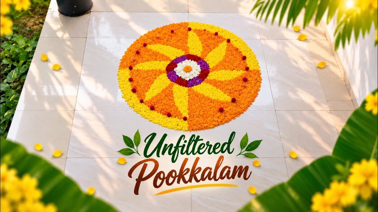 pookalam 🌼🌸 💮😂 #onam #2026 