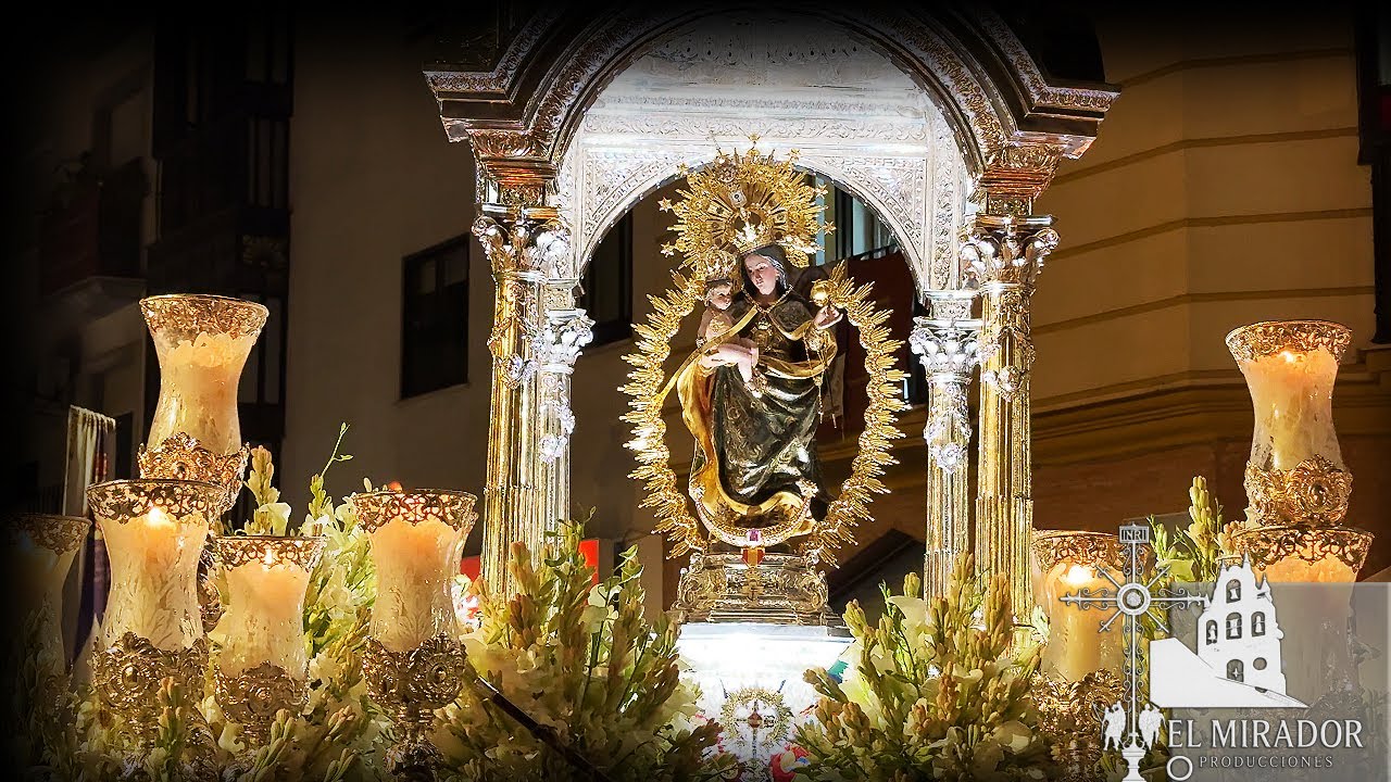 VIRGEN DE LA CINTA| MAGNA MARIANA HUELVA 2025 | PLAZA DE SAN PEDRO | 4K