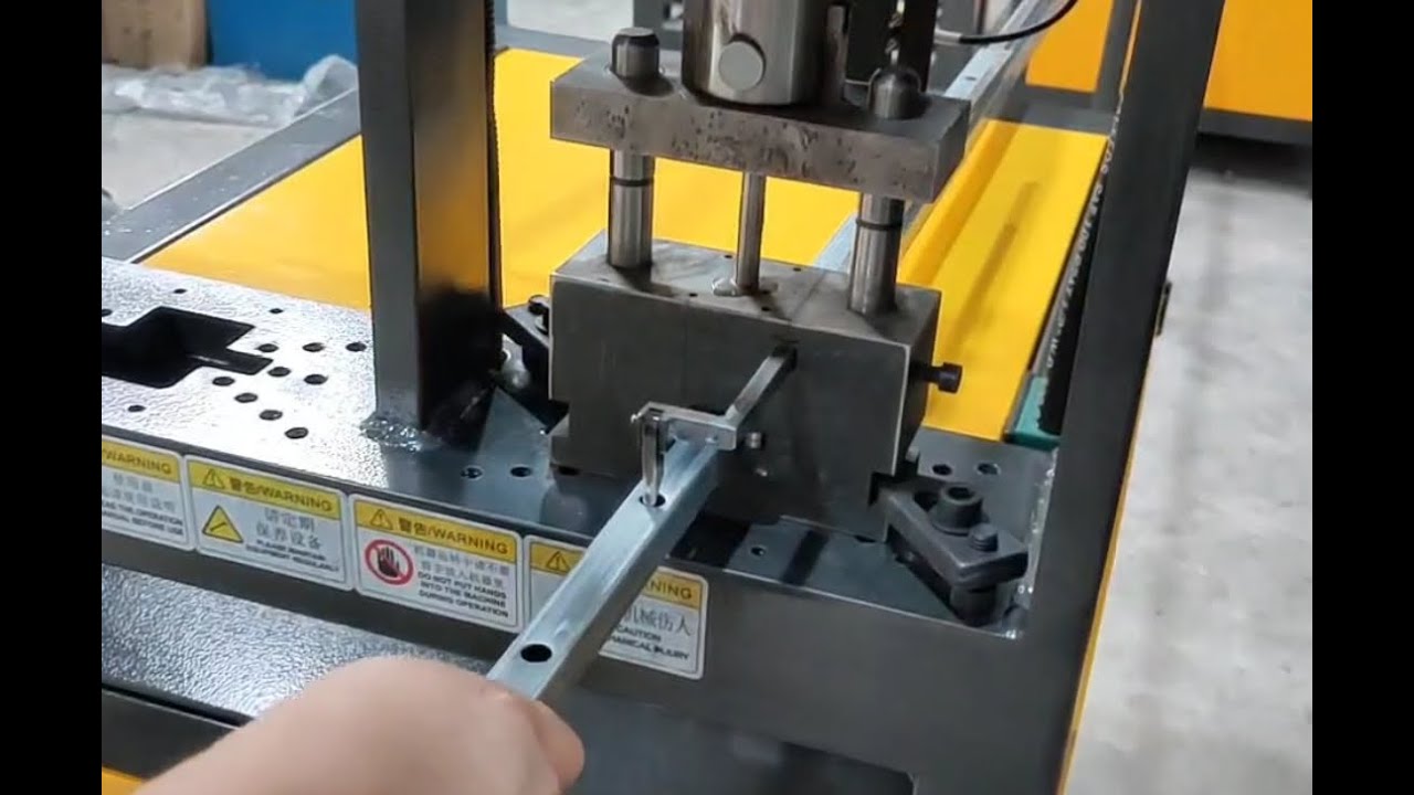 Hydraulic Square Pipe Punching Machine Square Tube Mandrel Punching Tool Pipe Hole Punching Die