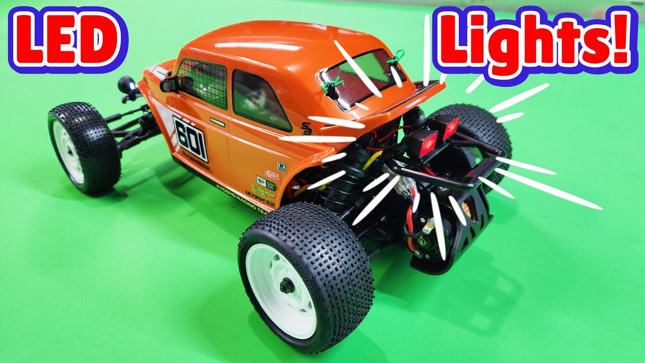 Kyosho Dunemaster RC car CUSTOM LED LIGHTS!