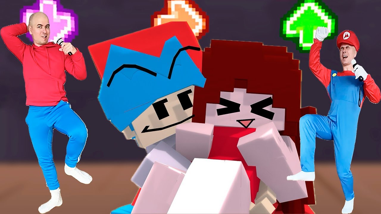 FNF Character Test | Gameplay VS Real Life | Red Vs Blue Characters