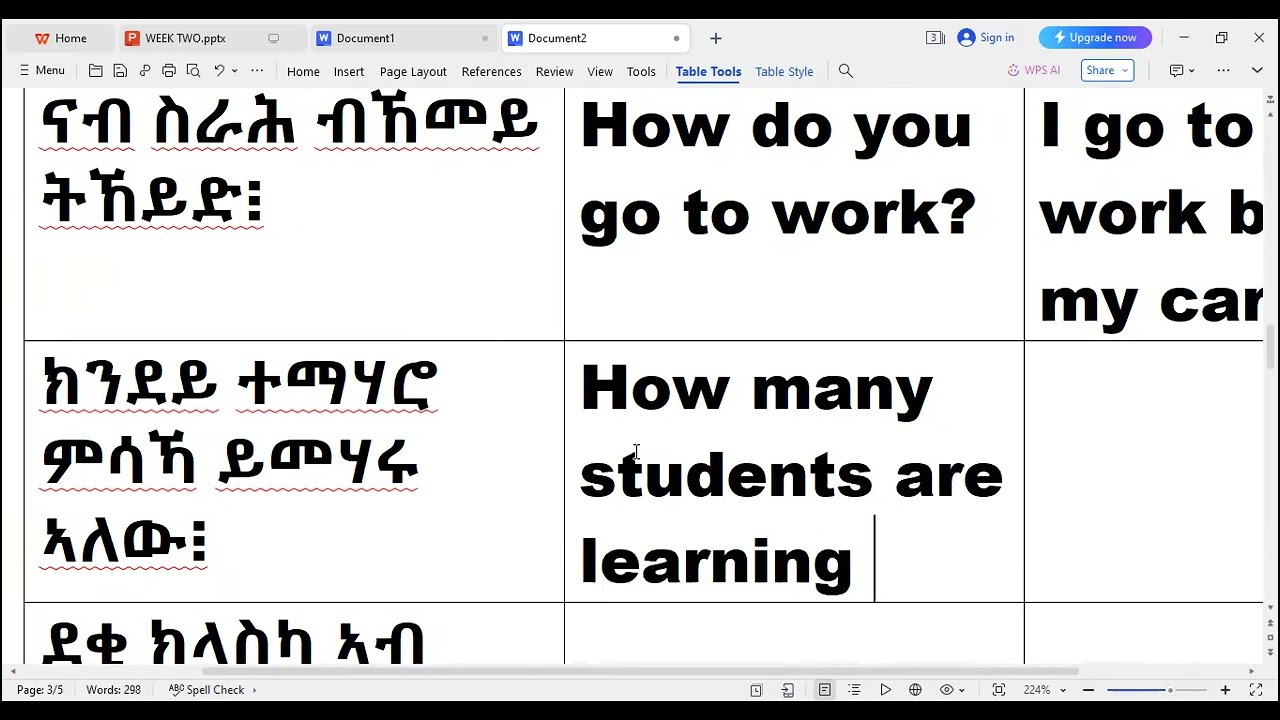 ኣዝያ ኣገዳሲት ናይ ሕቶን መልስን ልምምድ፥ PRACTICE HERE ASKING AND ANSWERING ENGLISH LANGUAGE