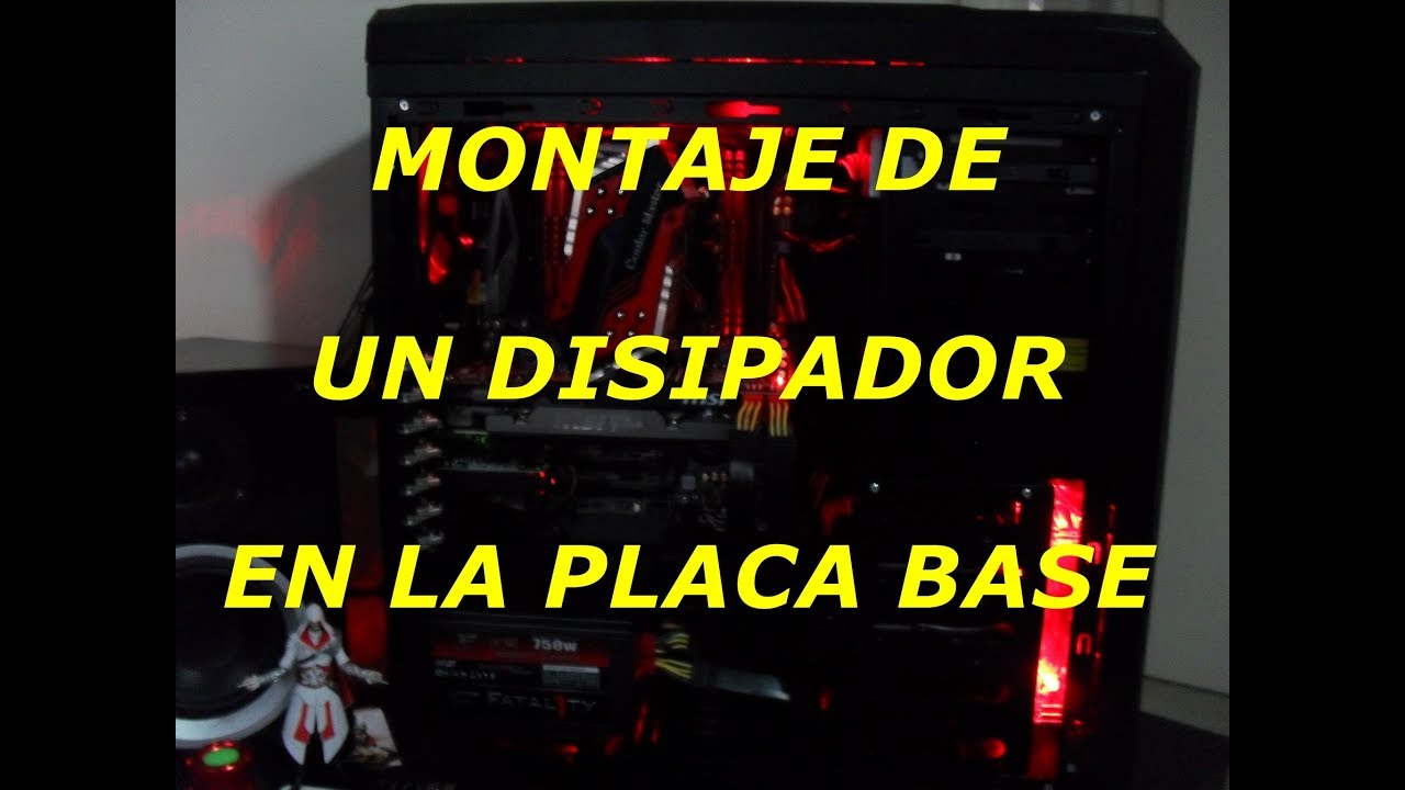 Montaje de un disipador en la placa base (ESPAÑOL)