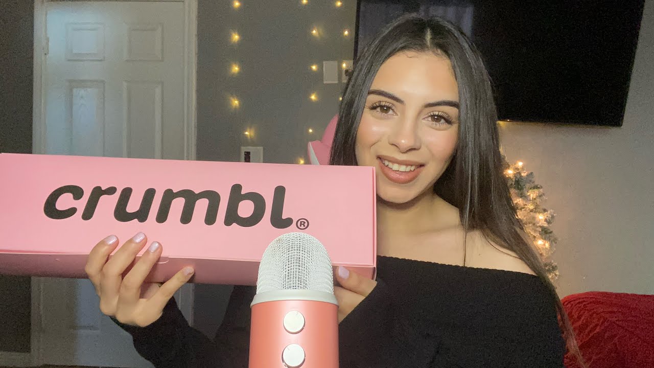 Asmr|| Crumbl Cookie Mukbang🍪 (up-close cupped eating sounds)