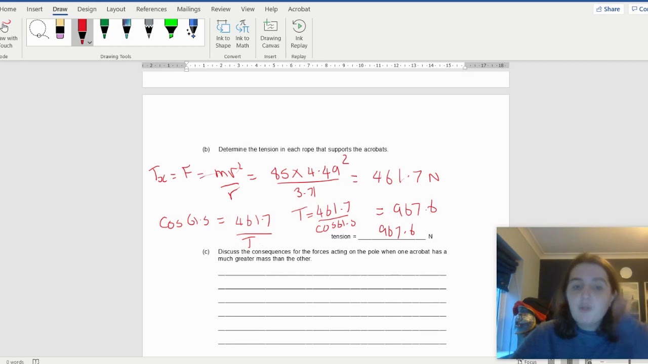 Question 23 Circular motion