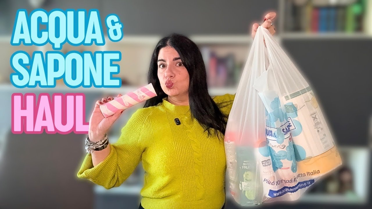 HO SPESO quasi 100 $ da ACQUA & SAPONE 💸🛍️