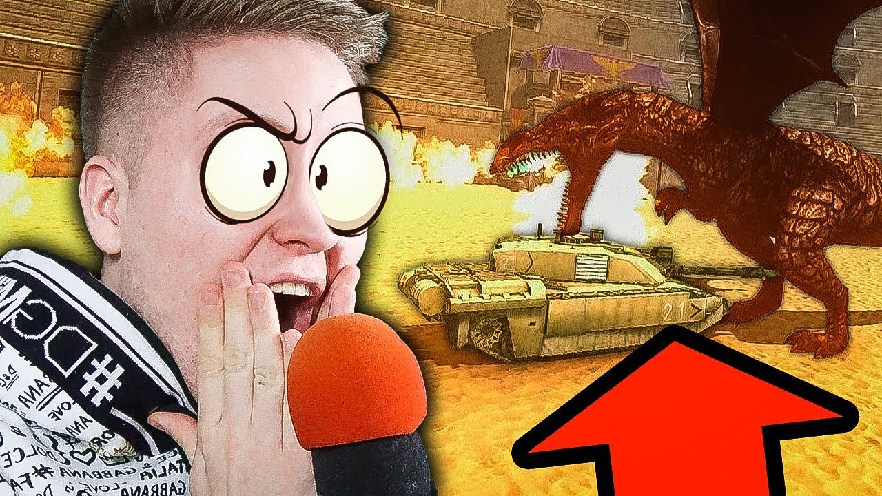 КТО КРУЧЕ? ДРАКОНЫ VS ТАНКИ В СИМУЛЯТОРЕ БИТВЫ!