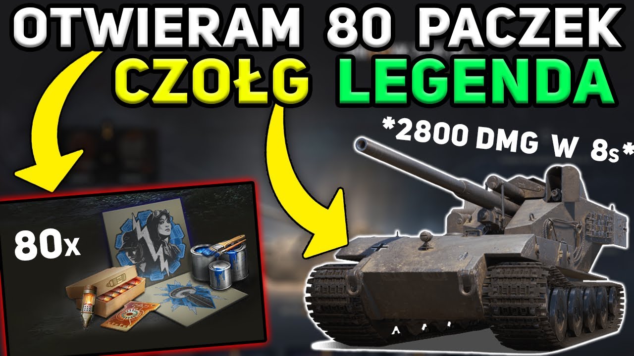 OTWIERAM 80 PACZEK + BITWA LEGENDARNYM CZOŁGIEM - Waffenträger auf E 100