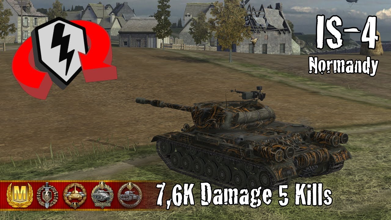 IS-4  |  7,6K Damage 5 Kills  |  WoT Blitz Replays