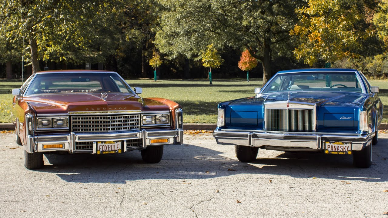 1978 Cadillac Eldorado vs. 1977 Lincoln Mark V | Classic Cars