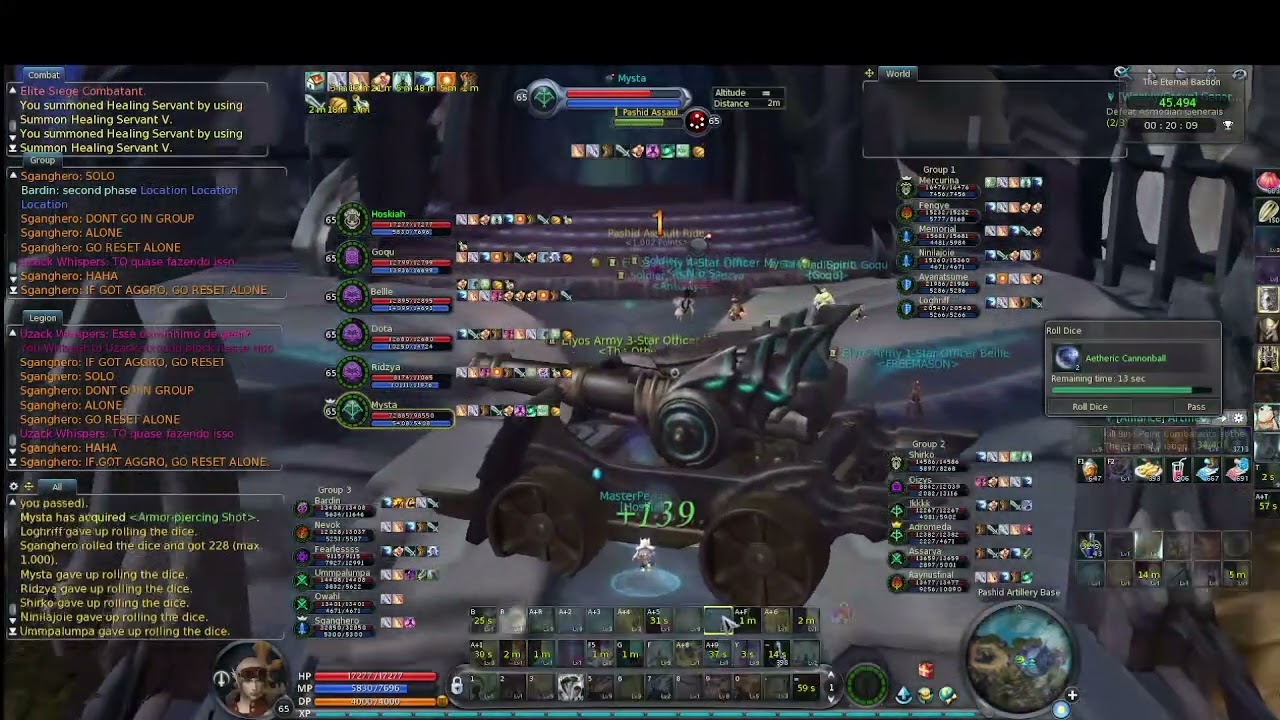 EuroAion 4.6: Cleric Support in Supply Group 4 Eternal Bastion