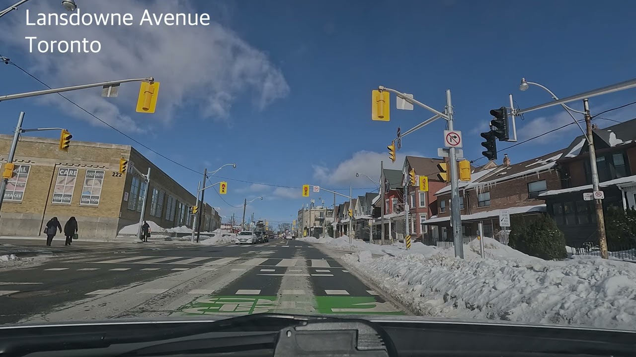 4K | 2026 FEB | Downtown to Highway 400 via Queen & Lansdowne