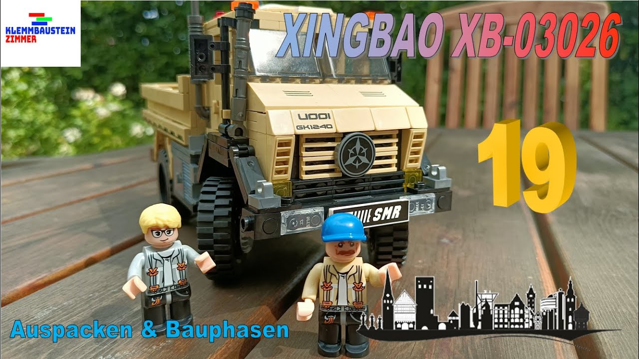Xingbao XB-03026 Offroad Adventure - Der Unimog Super Car Unboxing & Bau (Deutsch)