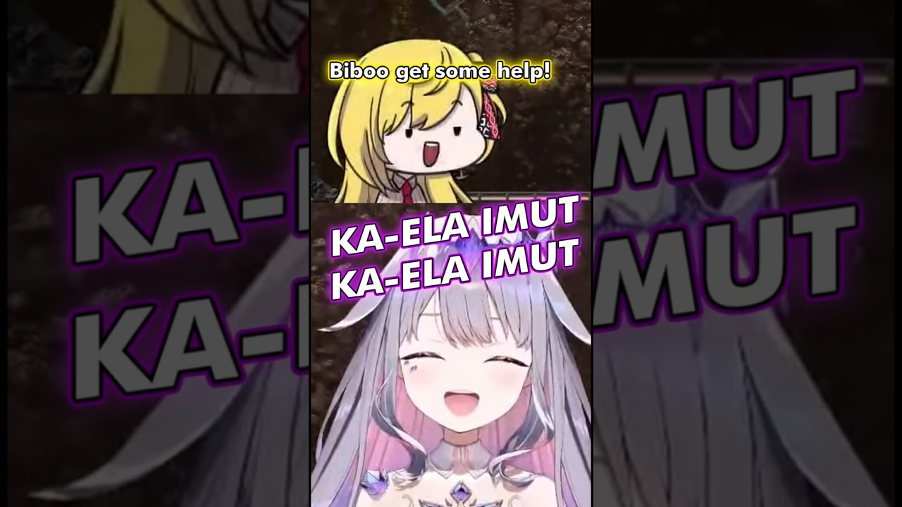 Biboo sings &ldquo;Kaela is cute&rdquo; but in Indonesian #vtuber #vtuberclips #hololiveid #hololiveen #short