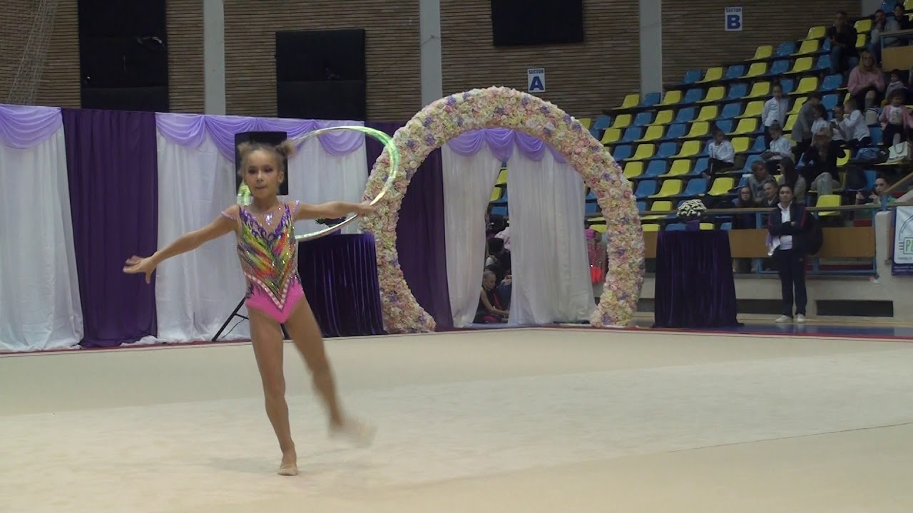 Polina Bulat Clubul Speranta Chisinau MDA Hoop Hopes 2010 Level A Rhythmic Arad Trophy 2019
