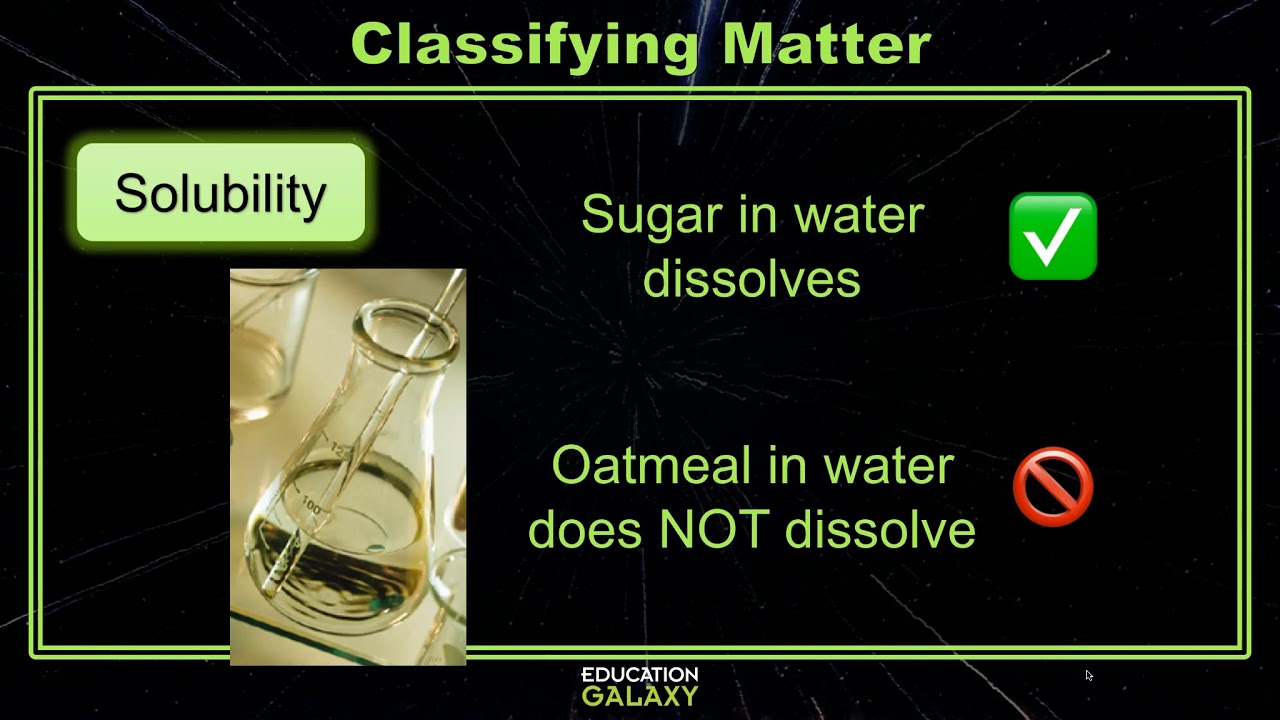 5th Grade - Science - Classifying Matter - Topic Overview