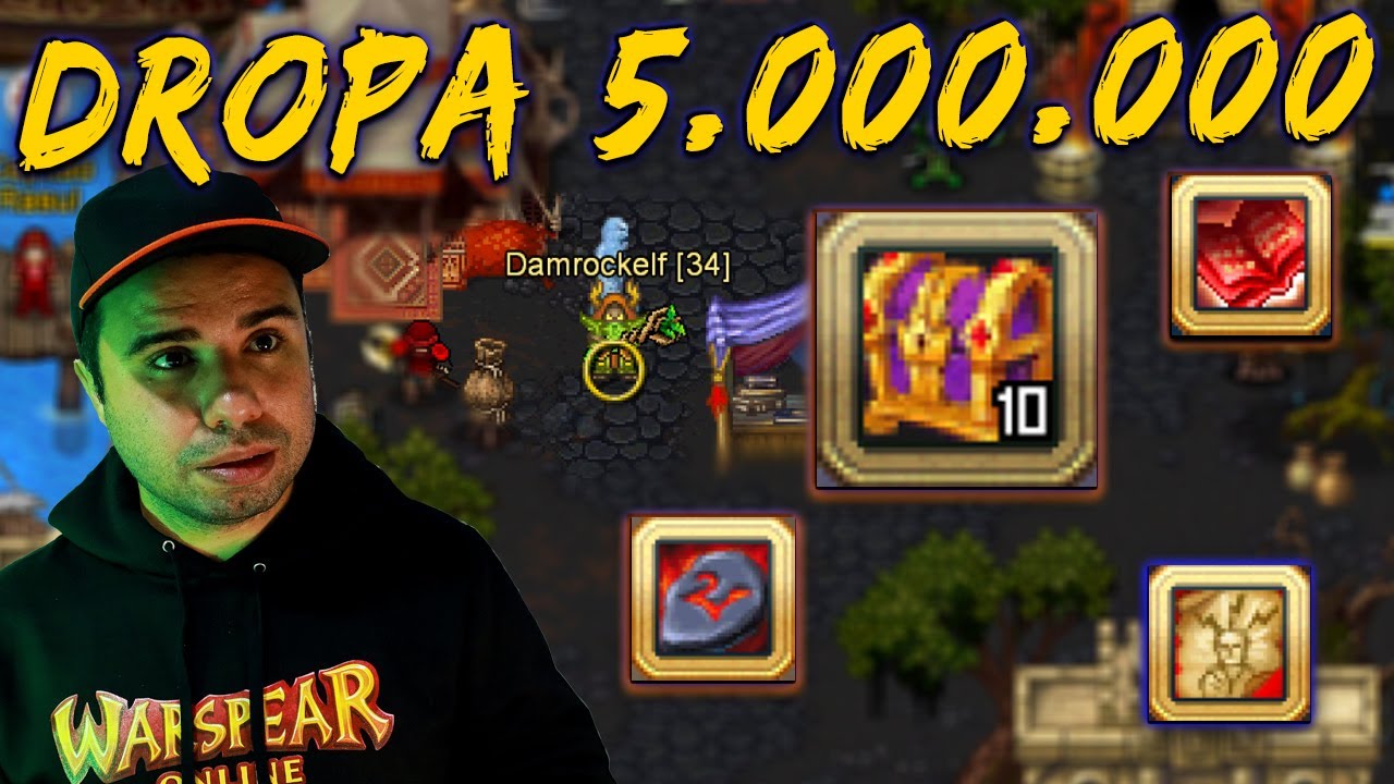 O Baú que Dropa 5.000.000 Milhões de Gold - Warspear Online 17 Anos