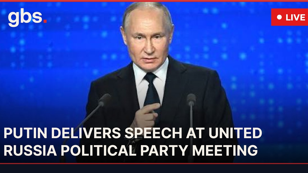 🔴LIVE: Putin Addresses United Russia Political Party Meeting | AC1P