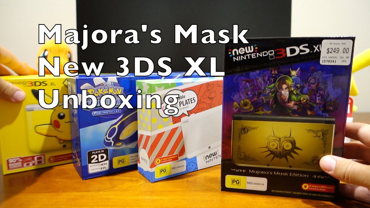 Majora's Mask New 3DS XL Unboxing and First Look