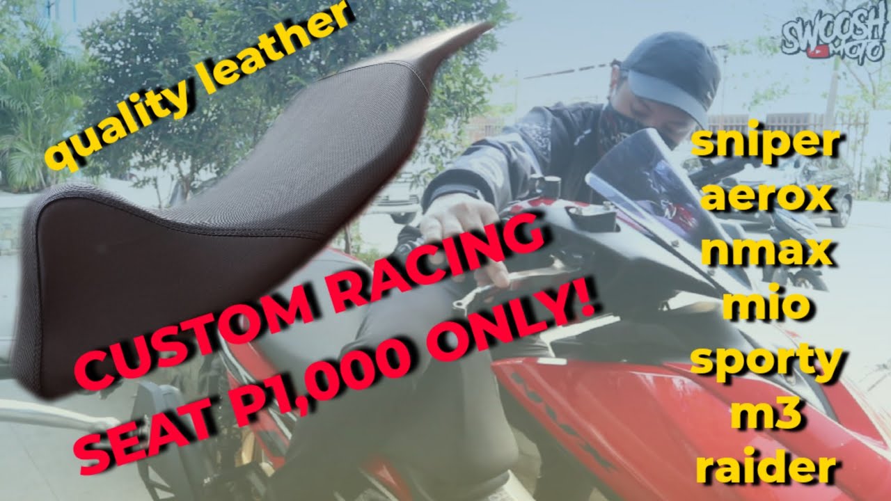 customize racing seat for aerox, nmax, sniper, raider 150, m3, mio sporty