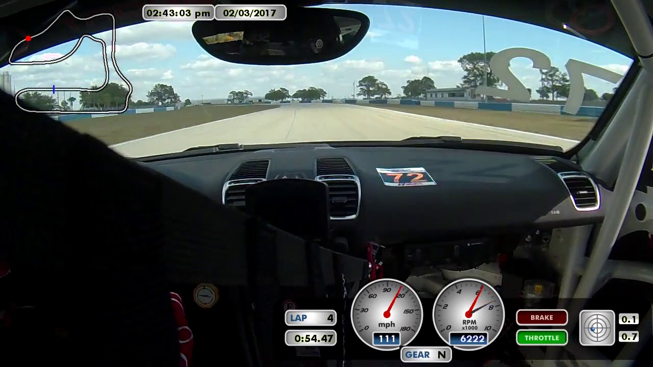 Sebring PCA GTB3 Record 2:13.5 Rick DeMan GT4 R