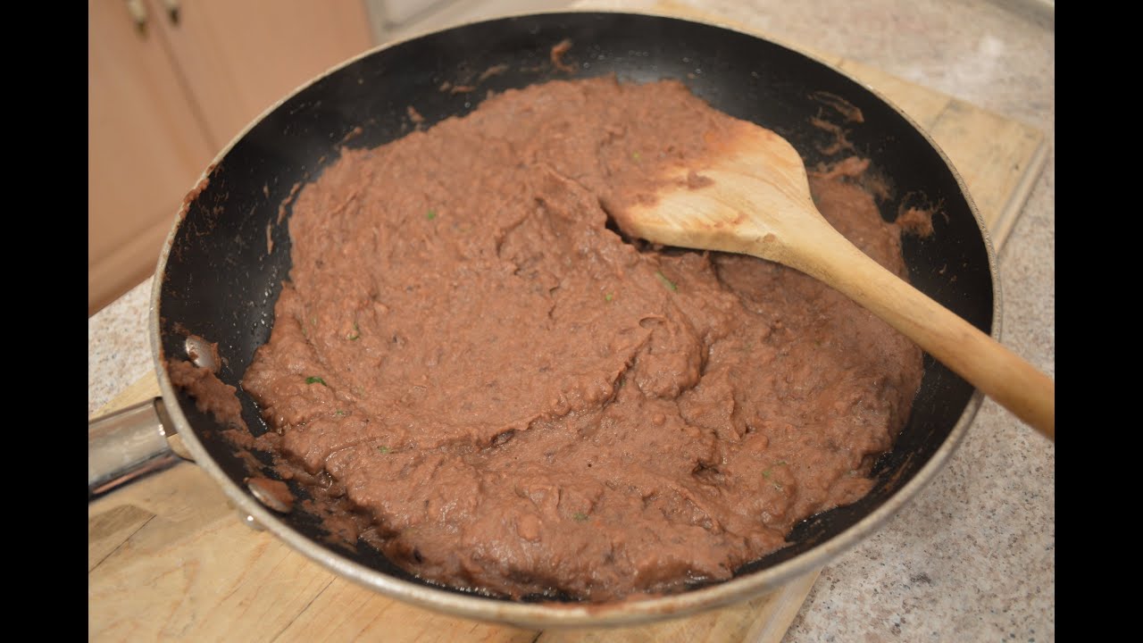 How to Cook Doctored Up Canned Refried Beans: Cooking with Kimberly