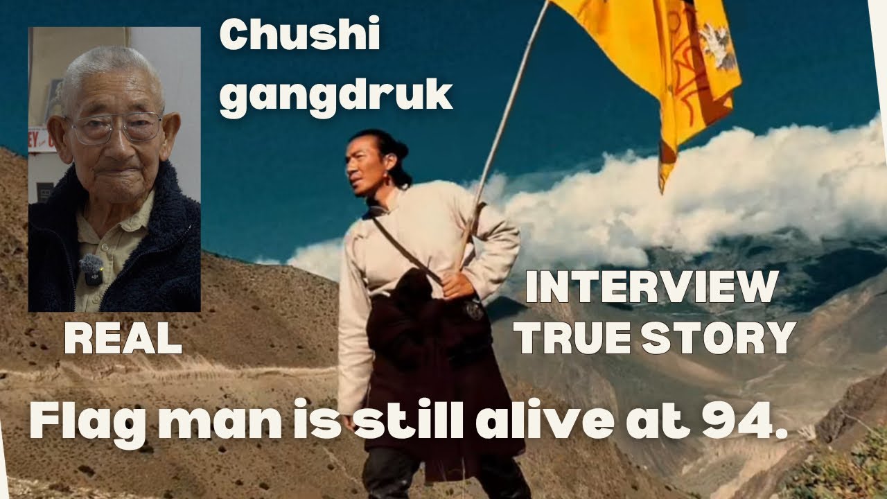 Flag man || Chushi gangdruk || real story || 4rivers6ranges || Tibetan vlogger || Bir || India ||