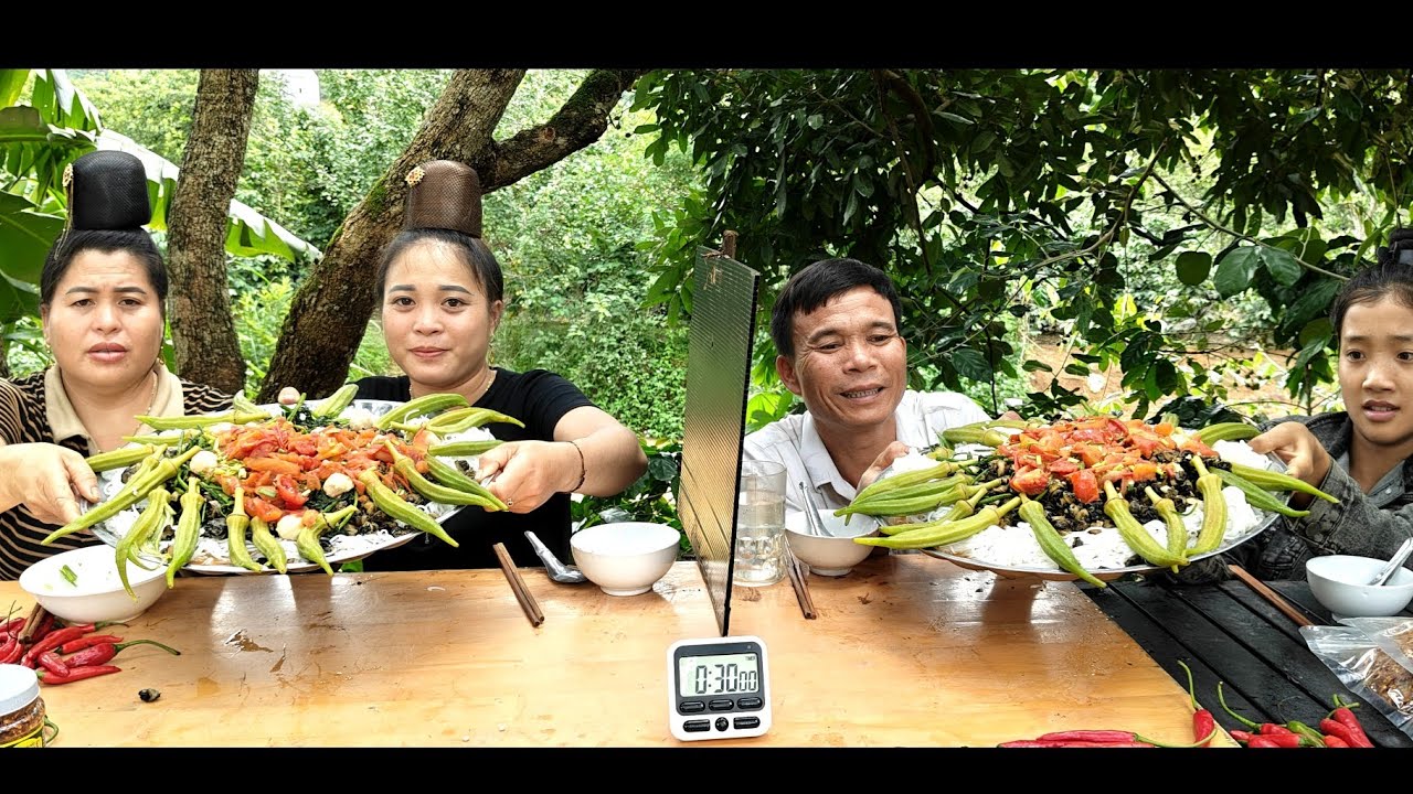Choáng Ngợp Với Cuộc Thi Ăn 12KG Bún Ốc Kiểu Thái Giữa 4 Thánh Ăn