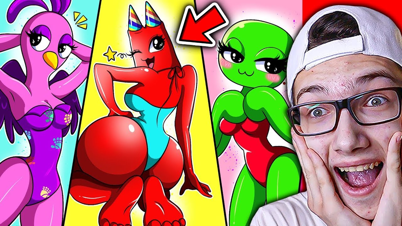 ЧТО ЕСЛИ МОНСТРЫ ДЕВОЧКИ ?! 😳 РАДУЖНЫЕ ДРУЗЬЯ ROBLOX