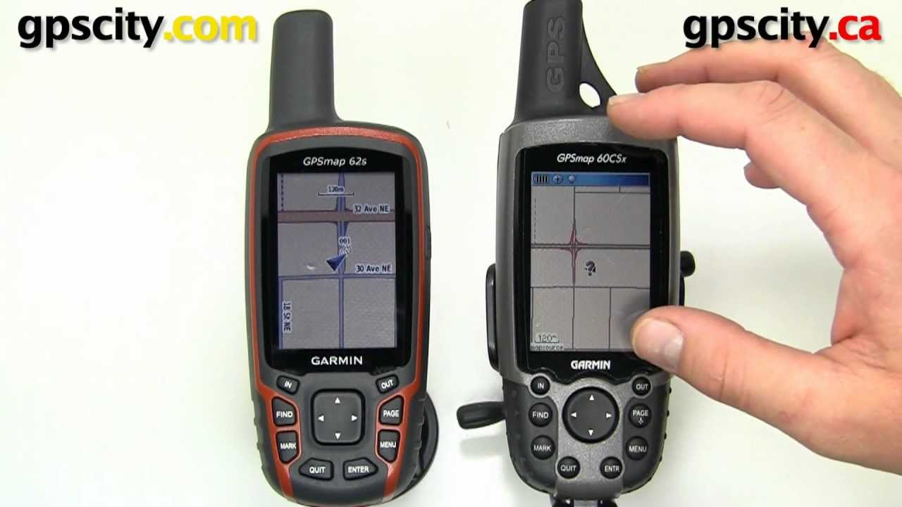Сравните Garmin GPSMap 62S и Garmin GPSMap 60Csx
