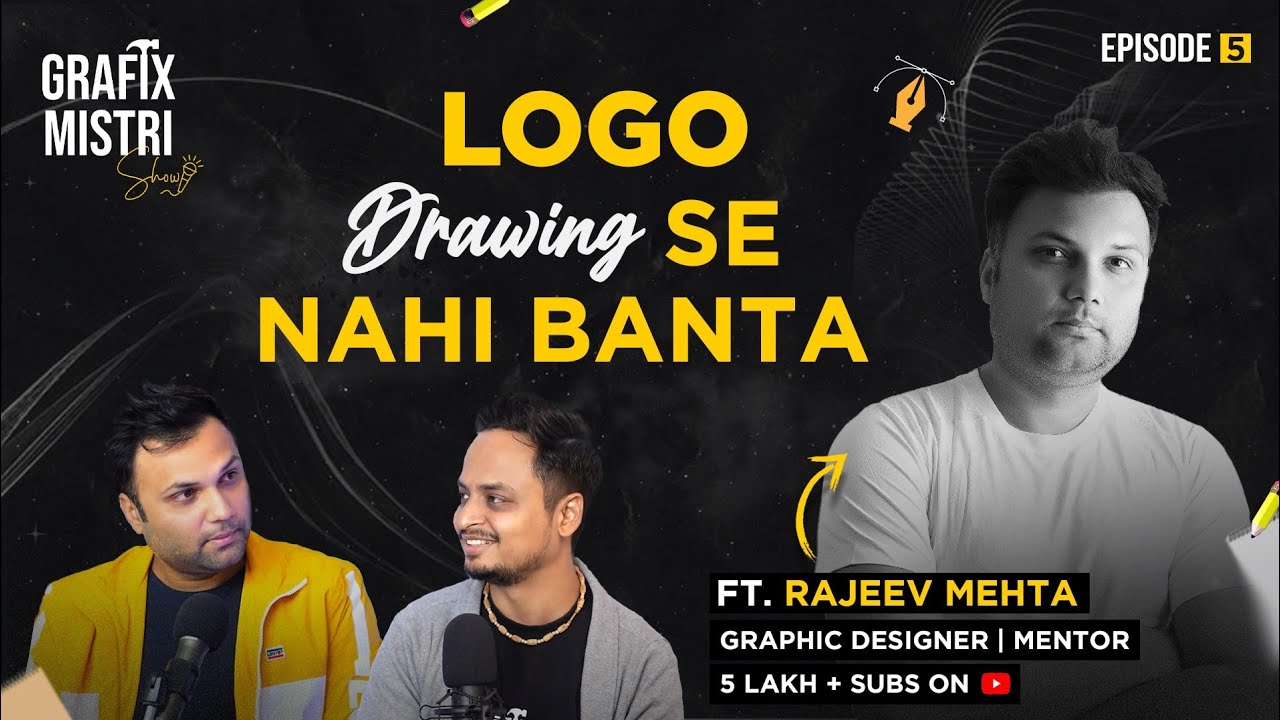 Graphic Designers banayenge India ko No.1 Country Ft. @Rajeev Mehta | Ep.5 |Grafix Mistri Show |