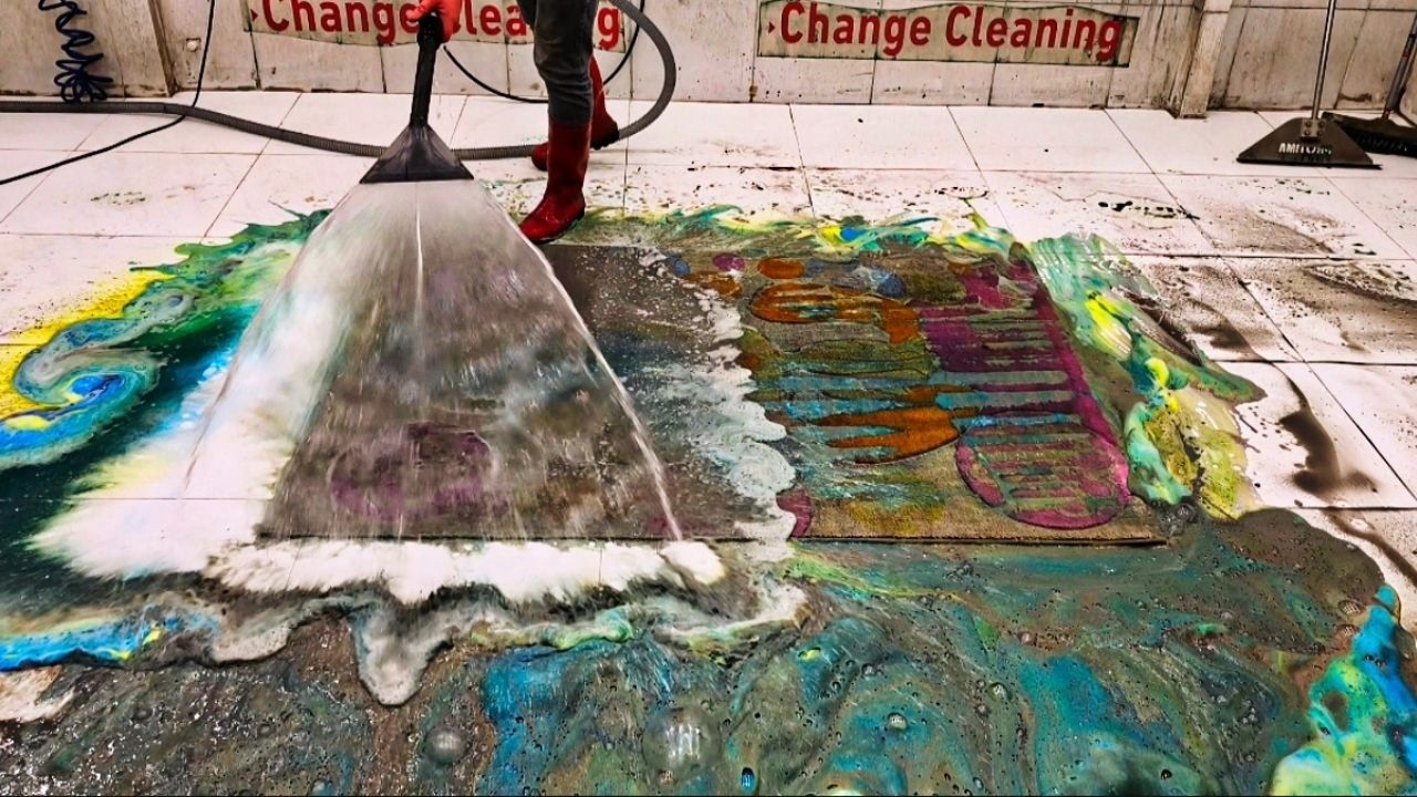 GIANT CARPET CLEANİNG | The Toughest Stains | Deep Cleaning