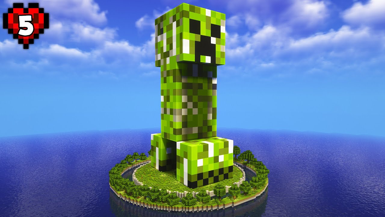 Rakensin jättimäisen CREEPER farmin Minecraft Hardcoressa!