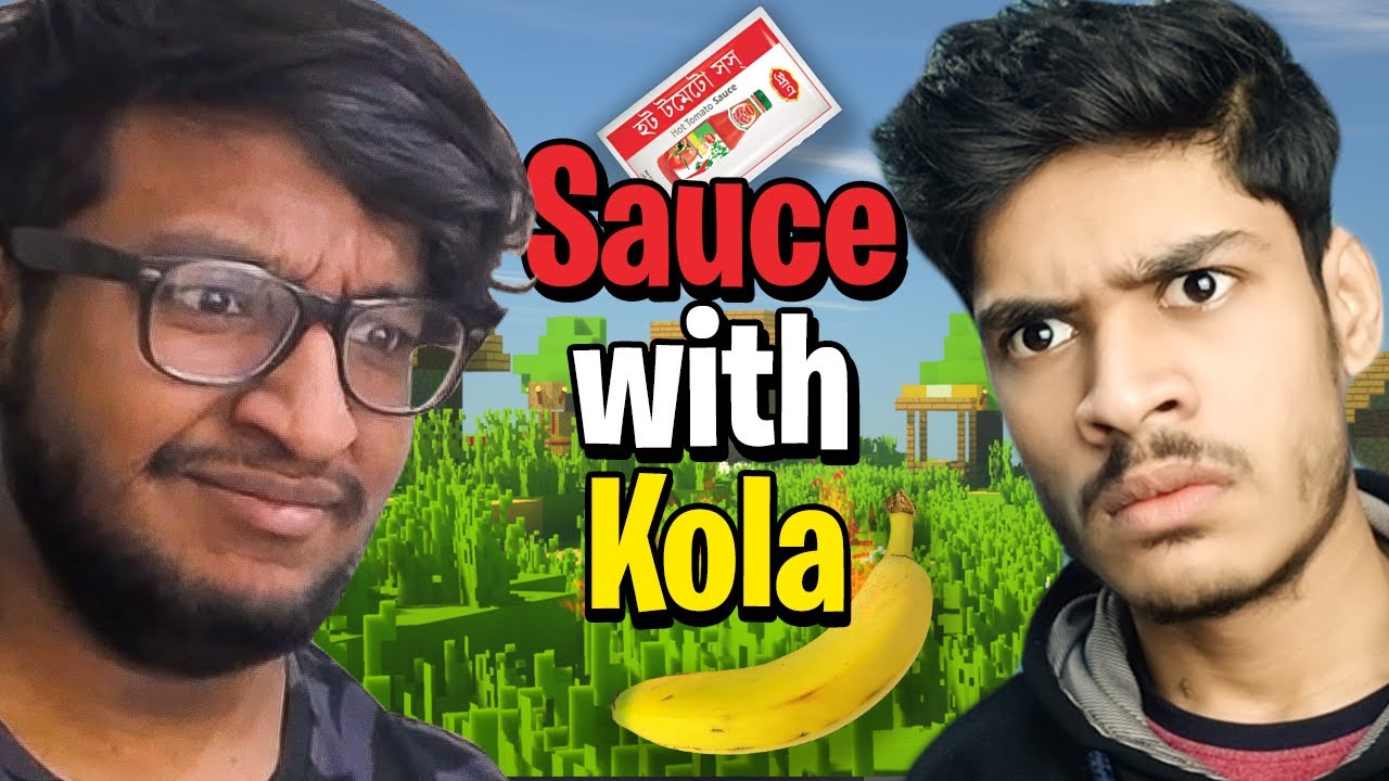 WHOEVER LOSES HAS TO EAT BANANA WITH SAUCE! Ft. @SATonYT