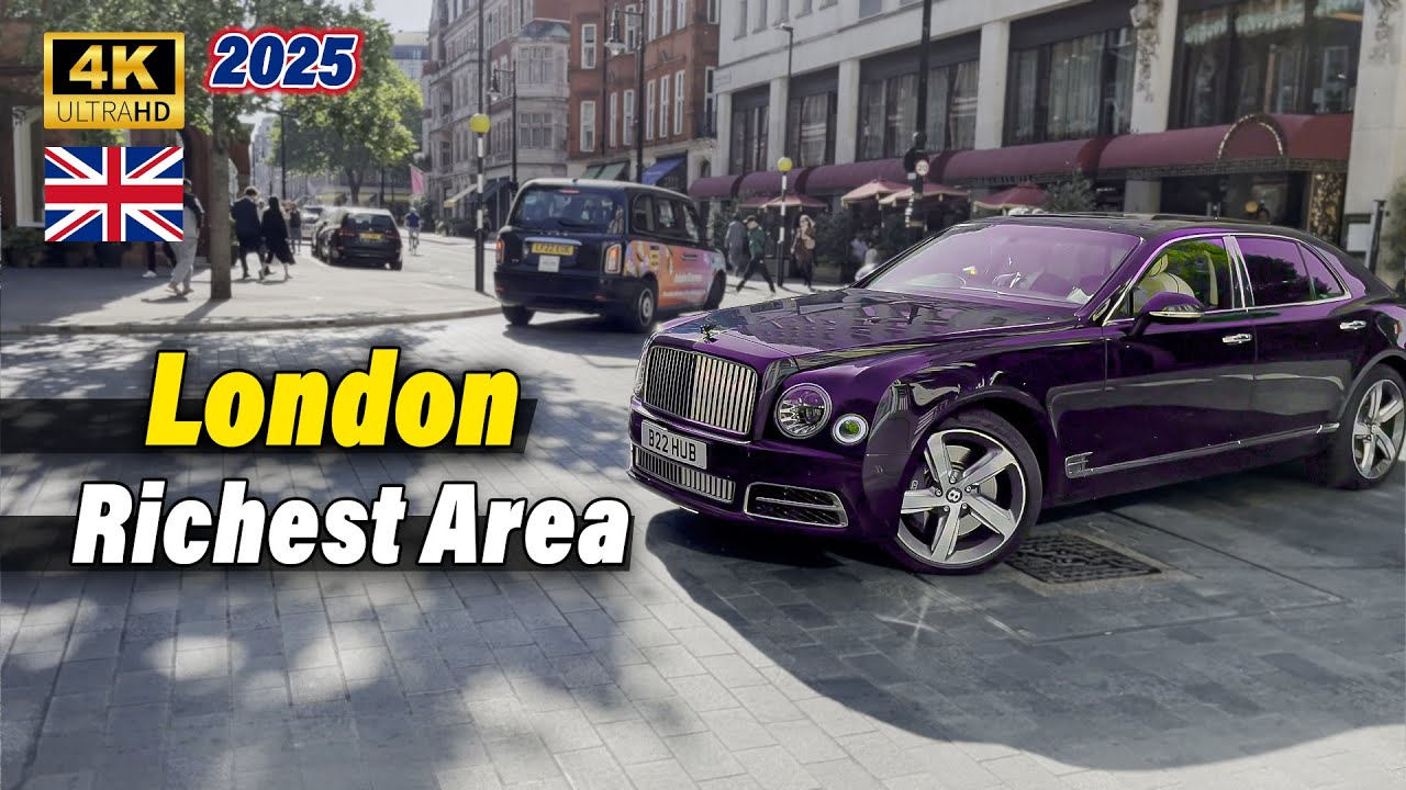 London Ultra Luxury Area Walking Tour | 4K HDR | Ultra Rich Neighborhood