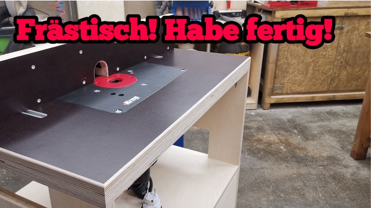 Fräsanschlag für deinen Frästisch bauen! So einfach geht das!