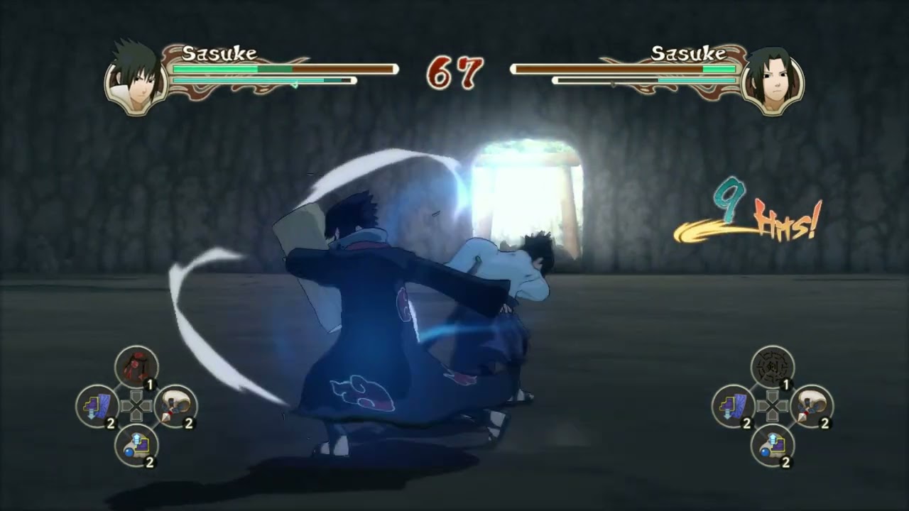 Sasuke (Taka) vs Sasuke - Naruto Shippuden Ultimate Ninja Storm 2