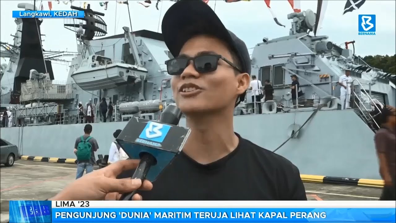 LIMA '23: Pengunjung 'dunia' maritim teruja lihat kapal perang