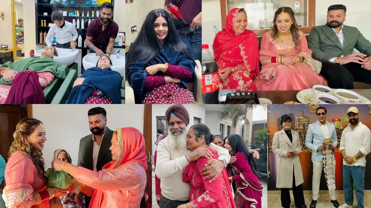 NEWLY WEDDED COUPLE DE NANKIAN DI PEHLI ROTI | CANADA VISA AGEYA | PEKEYAN DI KHUSHI | INDER & KIRAT