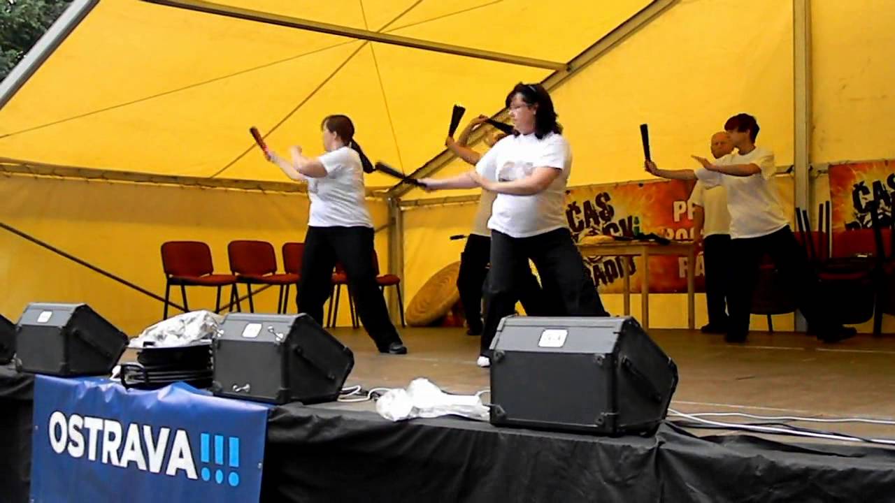 Tai chi - sestava s vějířem Kung fu Fan