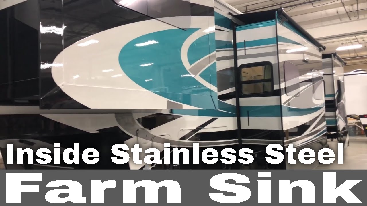 Luxe Elite 44FL - luxury 5th wheel - Farm Sink and 2 tone kitchen