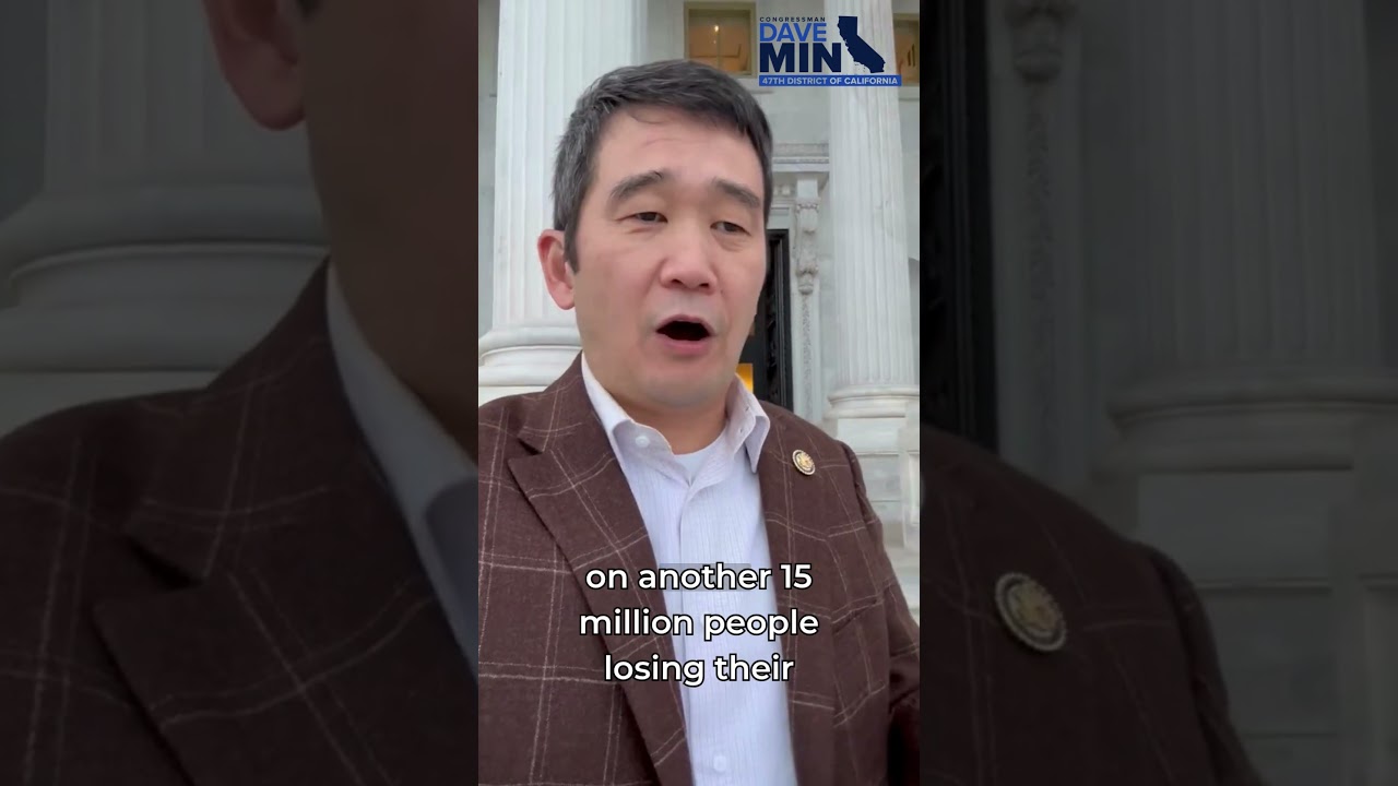Rep. Dave Min Talks about Government Shutdown