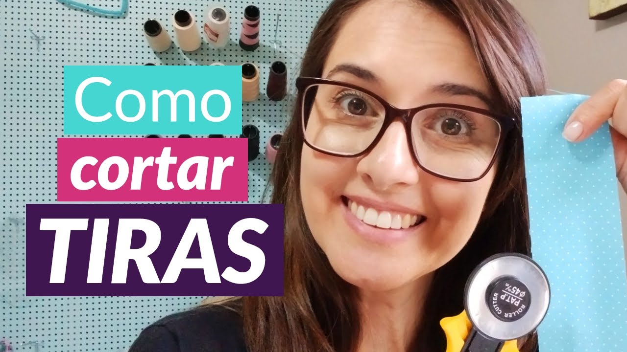 Como cortar tiras grandes de tecido? Método muito fácil! | Sil Cardoso