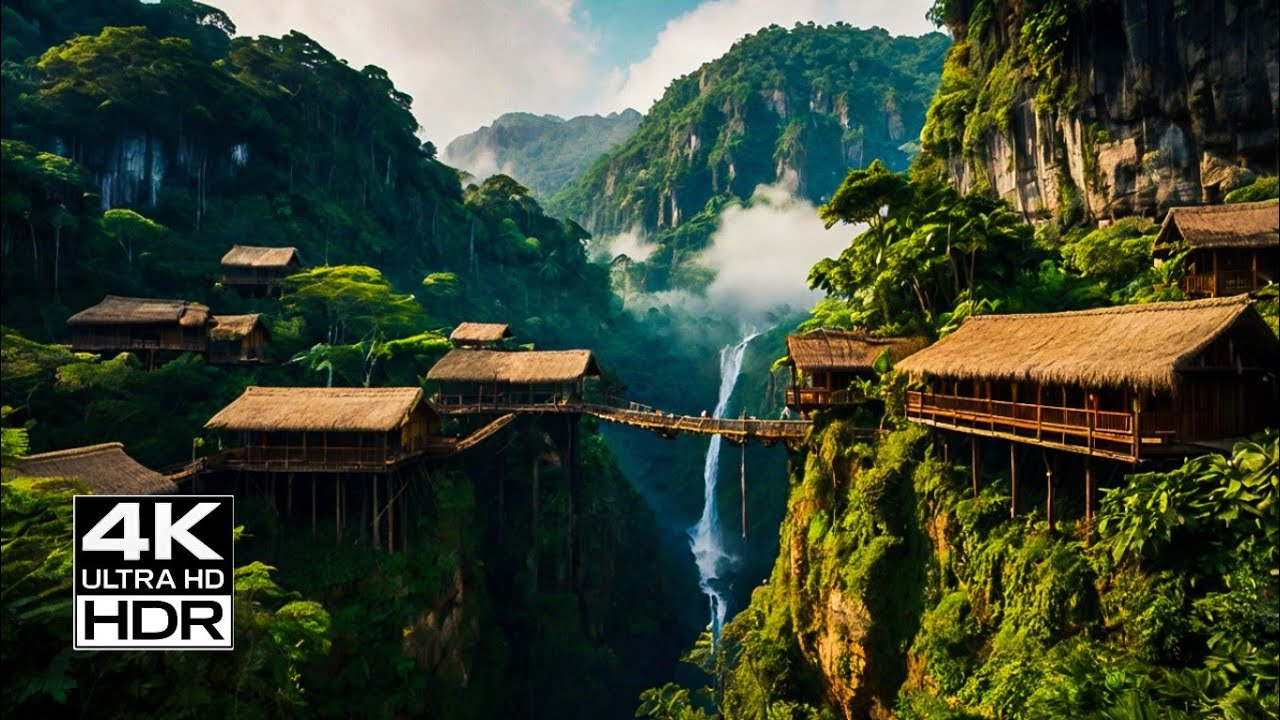 Sacred Earth &ndash; 4K Nature Journey Through Forgotten Worlds | Relaxing Ambient Visuals