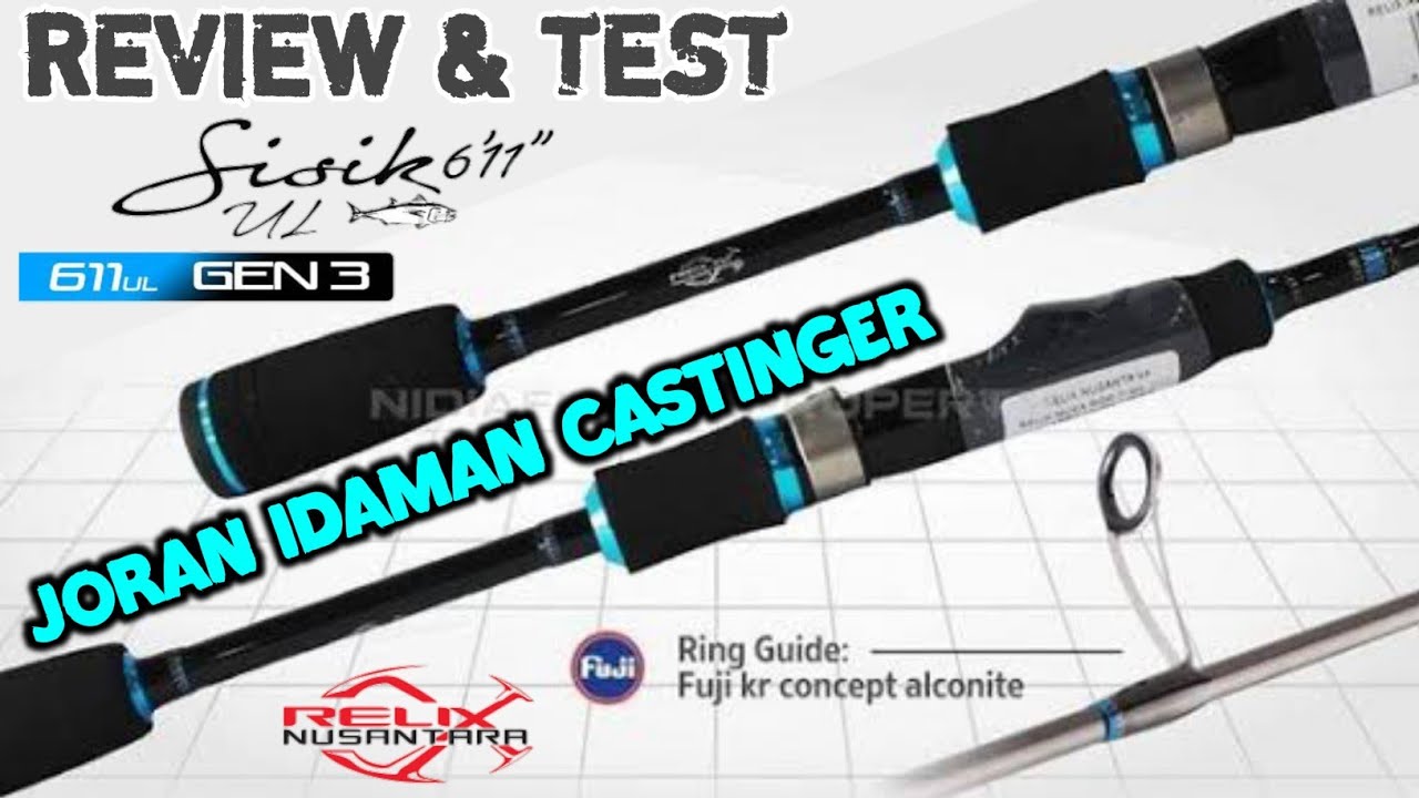 Joran ultralight berkualitas !! Relix Nusantara Sisik gen 3