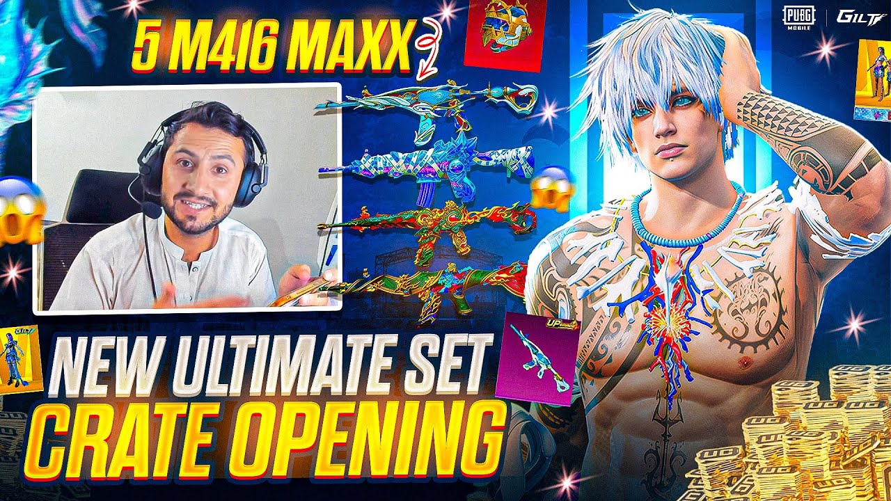 MOST FAVOURITE 5 M416 MAXX !! New ultimate Set Crate Opening 