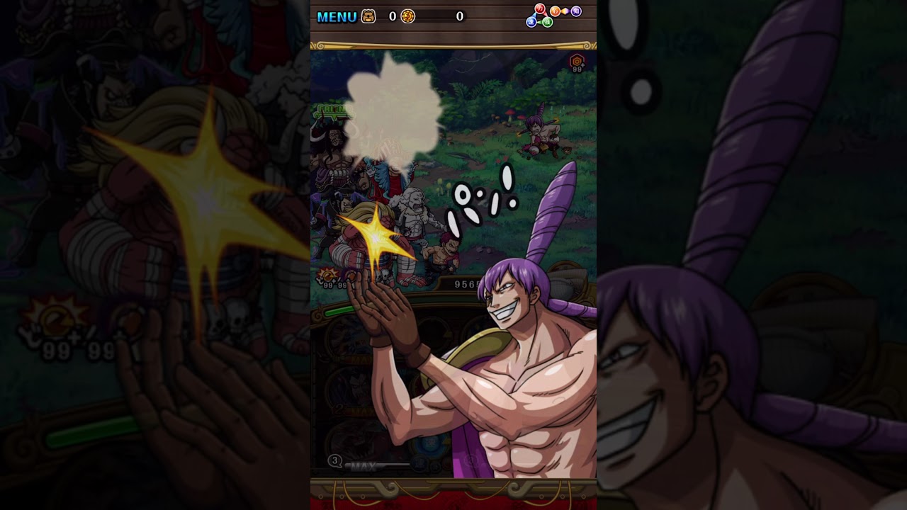 [OPTC] Big Mom Training Forest - 6★+ Buggy (+Kaido) team! トレクル！特訓の森「ママ」！超進化バギーパ！